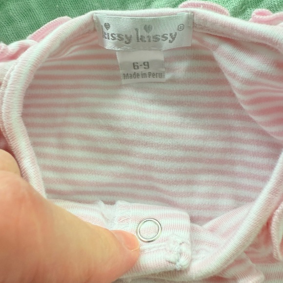 Kissy Kissy Light Pink Striped playsuit - Picture 6 of 8